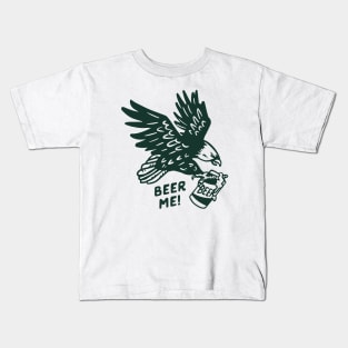 Beer Me Bald Eagle: Funny Beer Lover Gift Kids T-Shirt